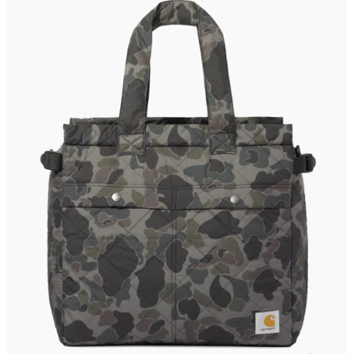 Carhartt WIP Myton Camouflage Quilted Travel Tote Bag