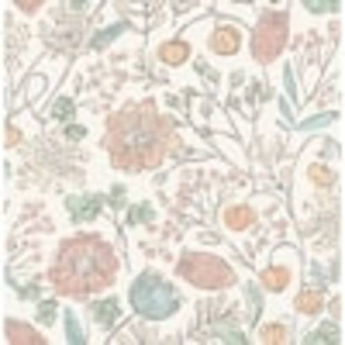 NuWallpaper Pastel Southern Trail Pinks Vinyl Peel & Stick Washable Wallpaper Roll (Covers 30.75 Sq. Ft.) NUS3623