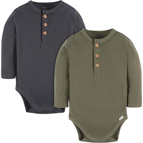 Gerber Unisex Baby Baby Boys' and Baby Girls' 2-pack Bodysuits
