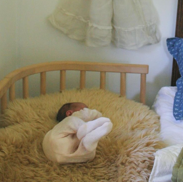 Sheepskin rug
