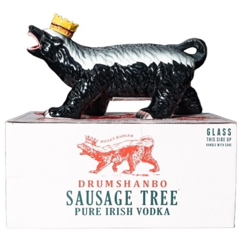 Drumshanbo Sausage Tree Vodka Ceramic Honey Badger