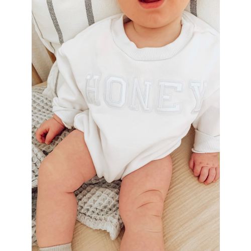 Custom Neutral Baby Romper, Bubble Romper with Name, Personalized Baby Sweatshirt, Toddler Outfit, Gender Neutral Baby Clothes