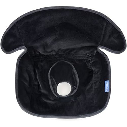INFANZIA Dry Seat, Car Seat Protector Waterproof Carseat Liner Potty Training Toddlers, Baby and Infants, Piddle Pad for Carseats Strollers (Black, 1 Pack