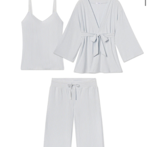 LAKE | Women | DreamModal Pajamas | Fog Maternity Kimono Bundle