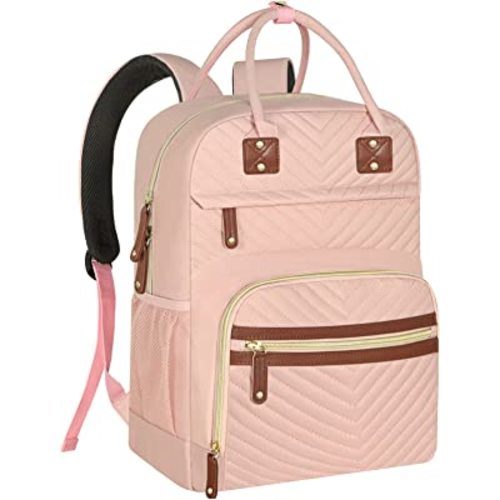 Tenot Diaper Bag Backpack for Women Large Capacity, Baby Bag with Insulated Pockets Multifunctional Diaper Bags For Baby Girl Boy Waterproof Baby Bags For Boys Girls Maternity Bag Light Pink