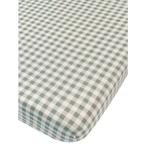 Modern Moments by Gerber Baby Neutral Super Soft Fitted Crib Sheet, Gingham, One Size