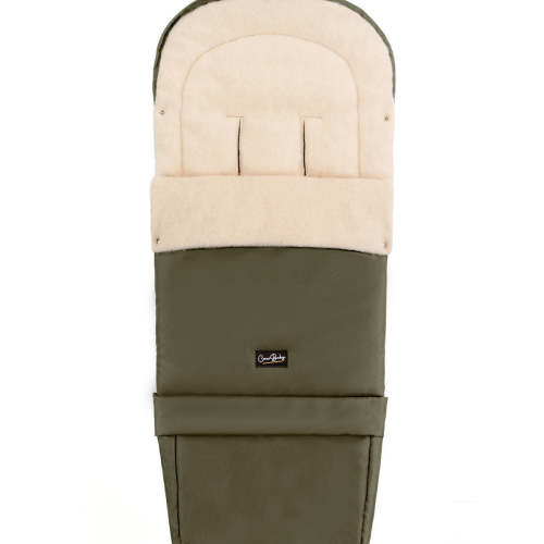 Olive Organic Wool Adjustable Footmuff – Cover Baby LLC