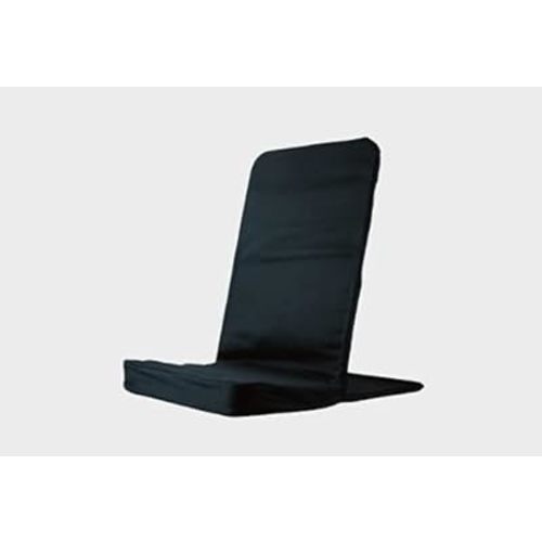 Original BackJack-Made in The USA- Black Cotton Fabric Lightweight Floor Seating Chair for Gaming, Families, Parents, Daycare, Back Support, Reading, Yoga, Meditation, Dorm, School