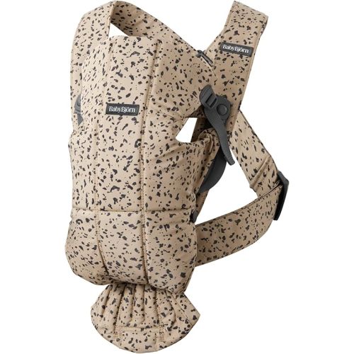 Baby Carrier Mini, Woven, Beige/Dark Gray Print