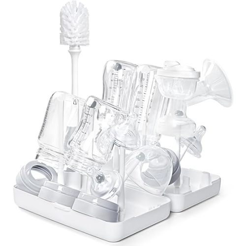 Termichy Travel Baby Bottle Drying Rack, Compact Size with Large Capacity for Working Mom, Visit Families, Friends or Camping with Baby Gary