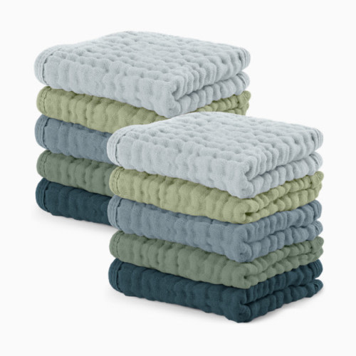 6-Layer Muslin Baby Washcloths (10 Pack) - Multi Boy