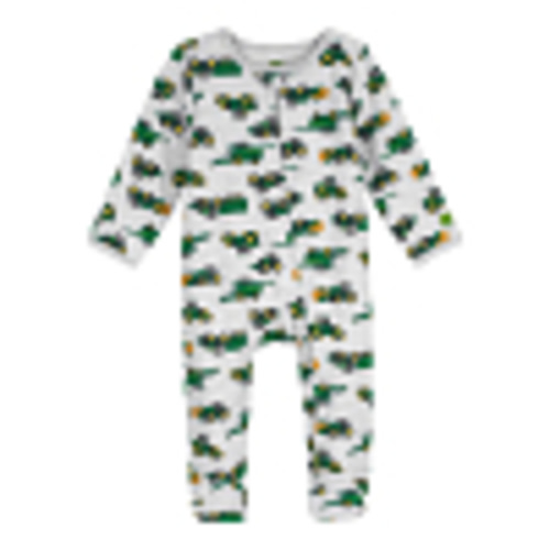 Infant Farm Equipment Footie Pajamas