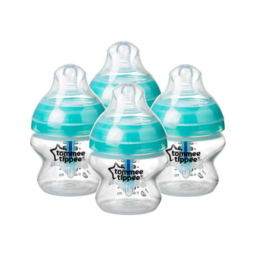 Tommee Tippee Advanced Anti-Colic Baby Bottles – 5oz, Clear, 4pk