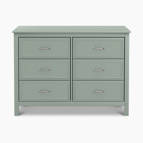 daVinci Charlie 6-Drawer Double Dresser - Light Sage