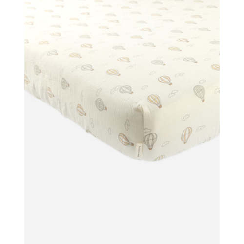 Woven Crib Sheet || Hot Air Balloons