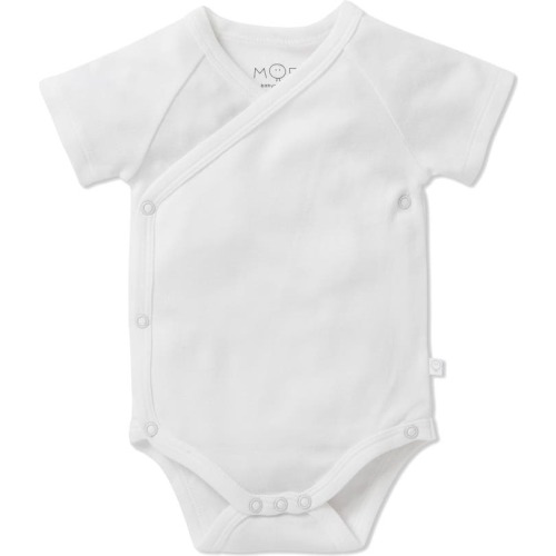 Baby Viscose & Cotton Bodysuit, Newborn, White
