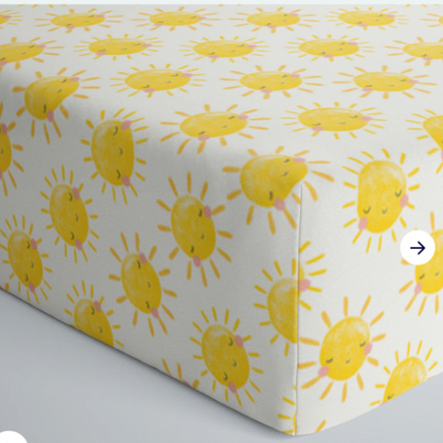 Sunshine Fitted Crib Sheet - Little Sleepies
