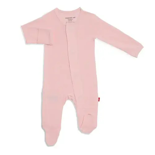 Magnetic Footie in Dogwood Pink
