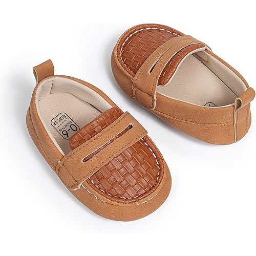 Infant Baby Girls Boys PU Leather Sneakers Soft Sole Toddler Newborn Loafers First Walkers Skate Shoe