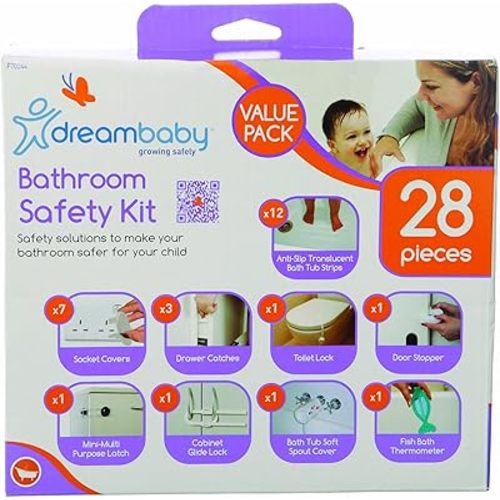 Dreambaby Bathroom Baby Safety Essential Kit - 28 Pieces - Model L7021