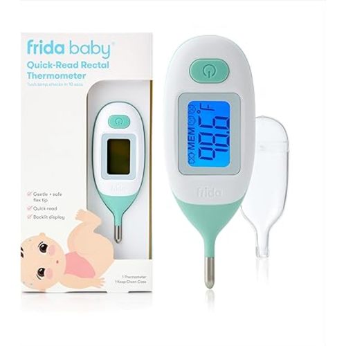 Frida Baby Rectal Thermometer for Baby Digital Fever Thermometer for Babies, Newborns & Infants