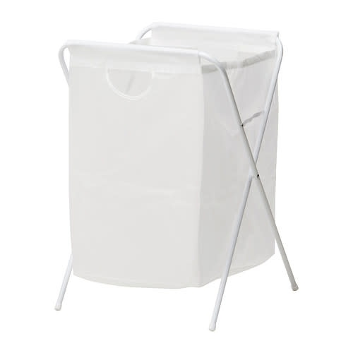 JÄLL Laundry bag with stand, white - IKEA