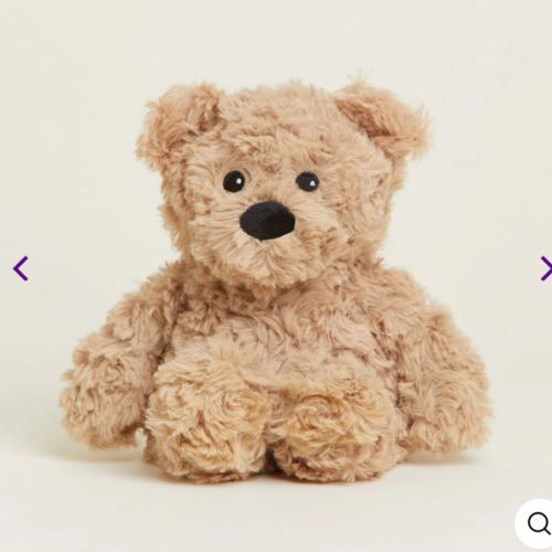 Microwavable Brown Curly Bear Warmies Junior | Warmies USA