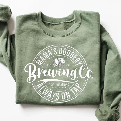 Mama's Boobery Nursing Breastfeeding Sweatshirt