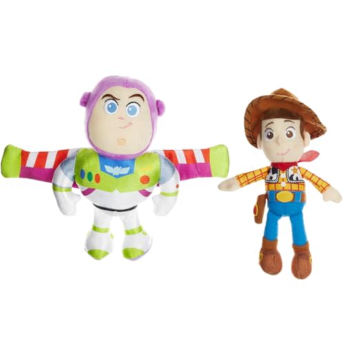 Large 14.2" Stuffed Animal Plush Buzz Woody Space Ranger Character Keepsake, Collectible Toystory plushies Perfect for Birthday Christmas Decorations (2PCS)