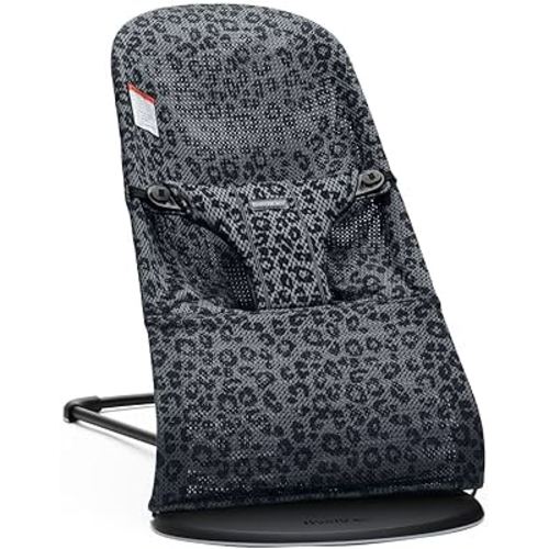 BabyBjörn Bouncer Bliss, Mesh, Anthracite/Leopard