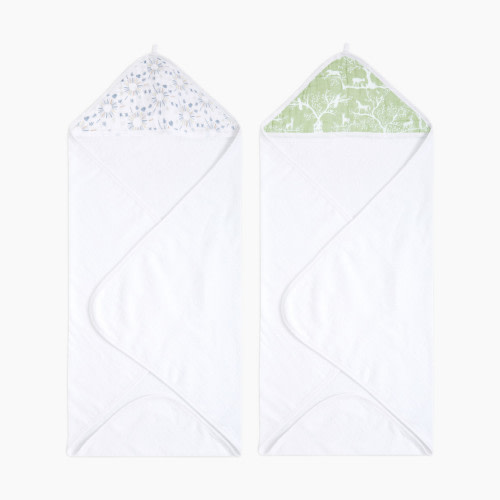 Aden + Anais Essentials Hooded Towels (2 Pack) - Harmony