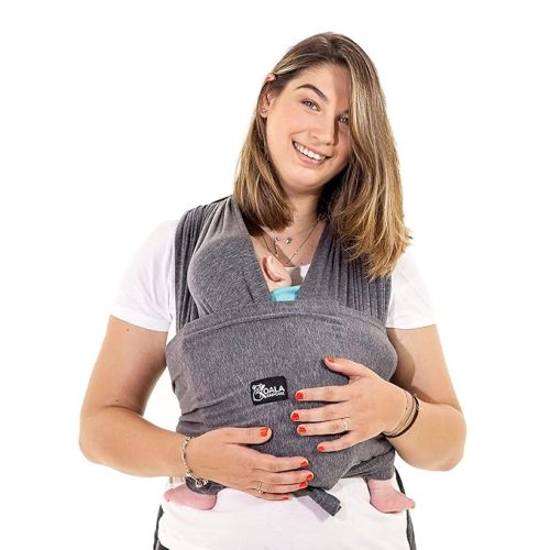 Koala Babycare Baby Carrier Wrap, Easy to Wear As a T-Shirt - Original Baby Carrier Newborn to Toddler - Sling One Size Fits All - Baby Wraps Carrier Up to 22lbs