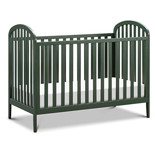 daVinci Beau 3-in-1 Baby Crib Convertible to Toddler Bed, Daybed - Durable & Easy to Assemble - GREENGUARD Gold Certified - 4 Adjustable Mattress Heights, Conversion Kit Sold Separately - Forest Green