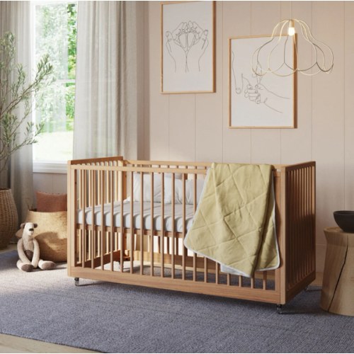 Cali Convertible Crib 4 in 1 in Hazelnut | Simply Nursery
