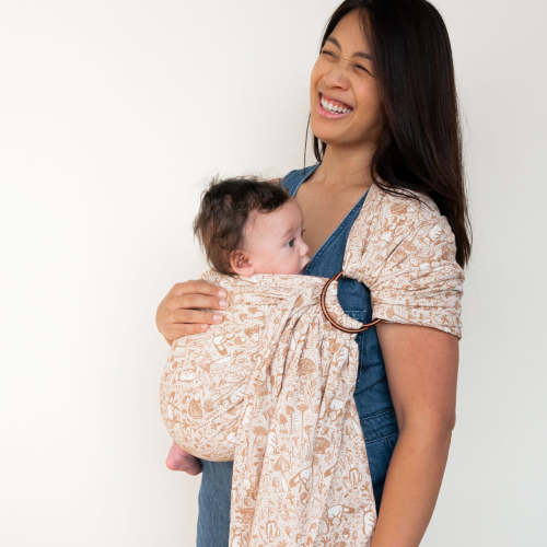 Woodland Ring Sling Baby Carrier - Woodland Print | hope&plum