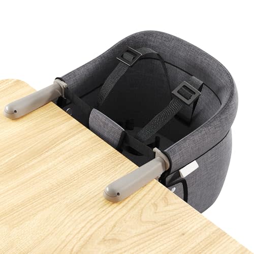 Hook On High Chair, Portable and Foldable Baby Feeding Chair for Babies 6-36 Months, 3-Point Safety Harness, Family & Travel Use, Weaning & Self-Feeding Essential