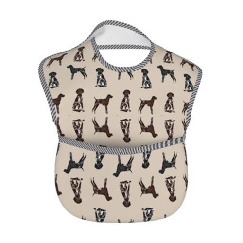 Baby Bibs Waterproof Toddler Bib German Shorthaired Pointer Dogs Gsp Gsp Dog Cute Dog Feeding Bib With Pocket For Infant