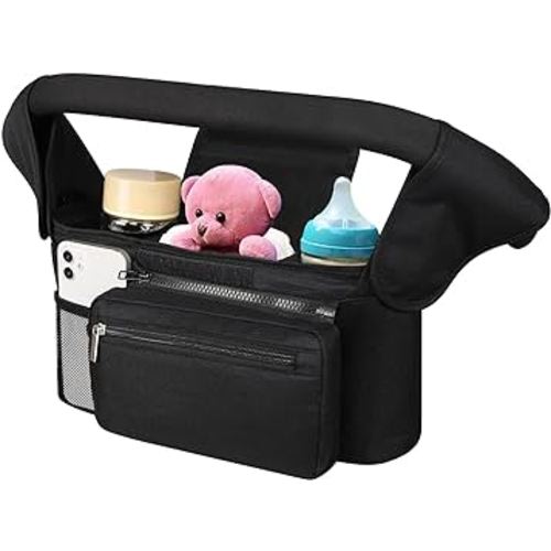 Stroller Accessories Stroller Organizer Stroller Caddy Stroller Cup Holder, Universal Fits Doona Car Seat Stroller, Evenflo Shyft Dualride, Doona Accessories, Bob, Uppababy Vista v2 Accessories Etc