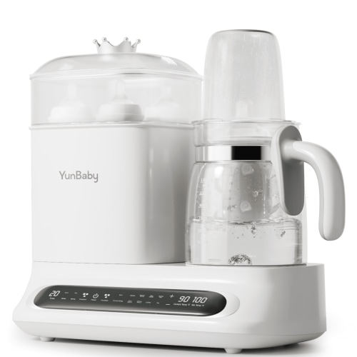 Yunbaby Baby Bottle Warmer & Steamer, 44oz Formula Kettle with Drying & Steam, Multi-Function Bottle Warmer for Breastmilk, Food & Baby Essentials