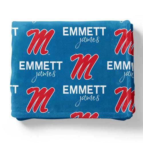 University of Mississippi | Ole Miss Personalized Kids Blanket