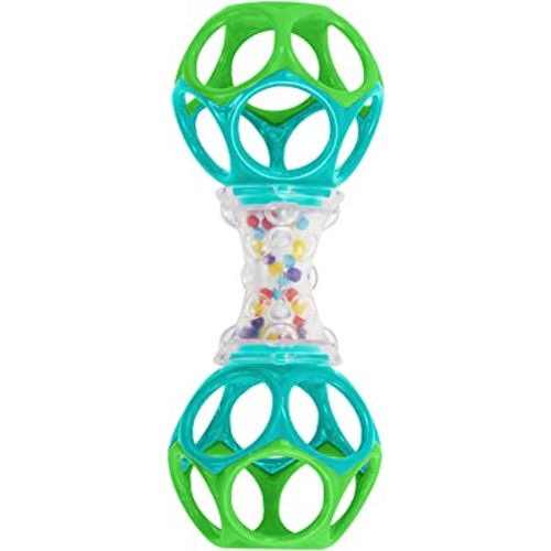 Bright Starts Oball Shaker Rattle Toy, Ages Newborn +