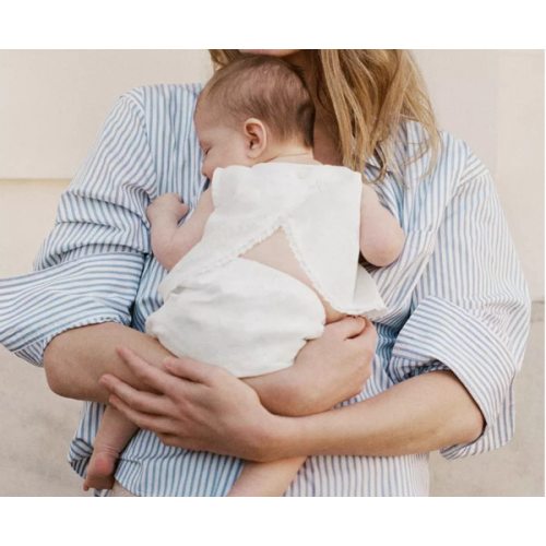 LINEN LACE SHIRT AND BLOOMERS SET - Oyster-white | ZARA United States