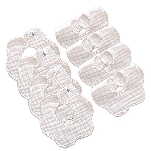 Baby Bibs Muslin Drool Teething Drooling Bibs for Baby Girl Boy Muslin Cotton