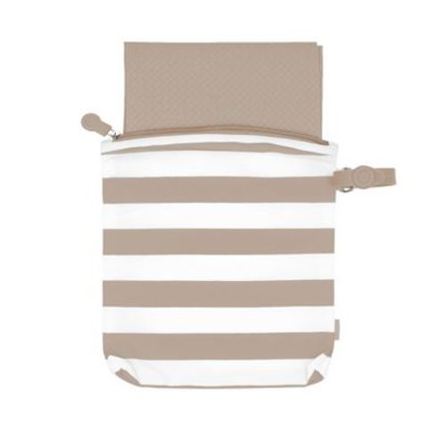 Ubbi On-the-go Changing Mat + Bag - White