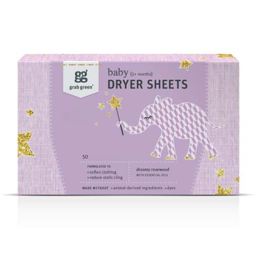Baby Dryer Sheets (5+ Months) - Rosewood