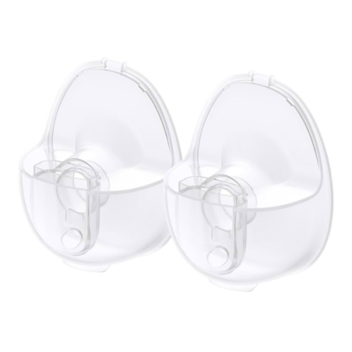 eufy Original Milk Container (2-Pack) for Wearable Breast Pump E10, BPA-Free Reusable Breast Pump Container Collects Up to 5 oz (150 ml) Each, Fridge and Freezer-Safe
