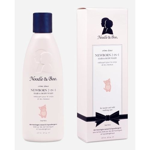 Noodle & Boo Newborn 2-in-1 Baby Shampoo and Body Wash, Tear-Free, Hypoallergenic, Baby Bath Essentials, Moisturizing, pH-Balanced, Vitamin-Enriched, Pediatrician-Tested