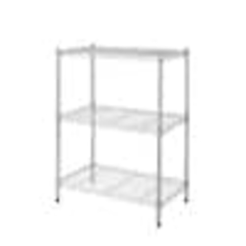 HDX 3-Tier Steel Wire Shelving Unit in Chrome (24 in. W x 30 in. H x 14 in. D) 31424PS-1