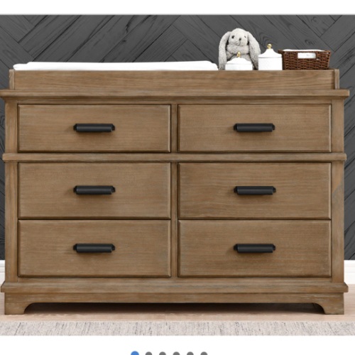Asher 6 Drawer Dresser with Changing Top - Delta Children