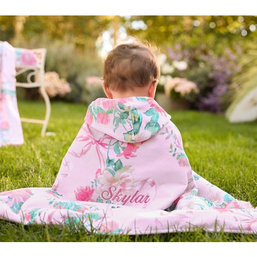 LoveShackFancy Baby Beach Hooded Towel UPF 50+